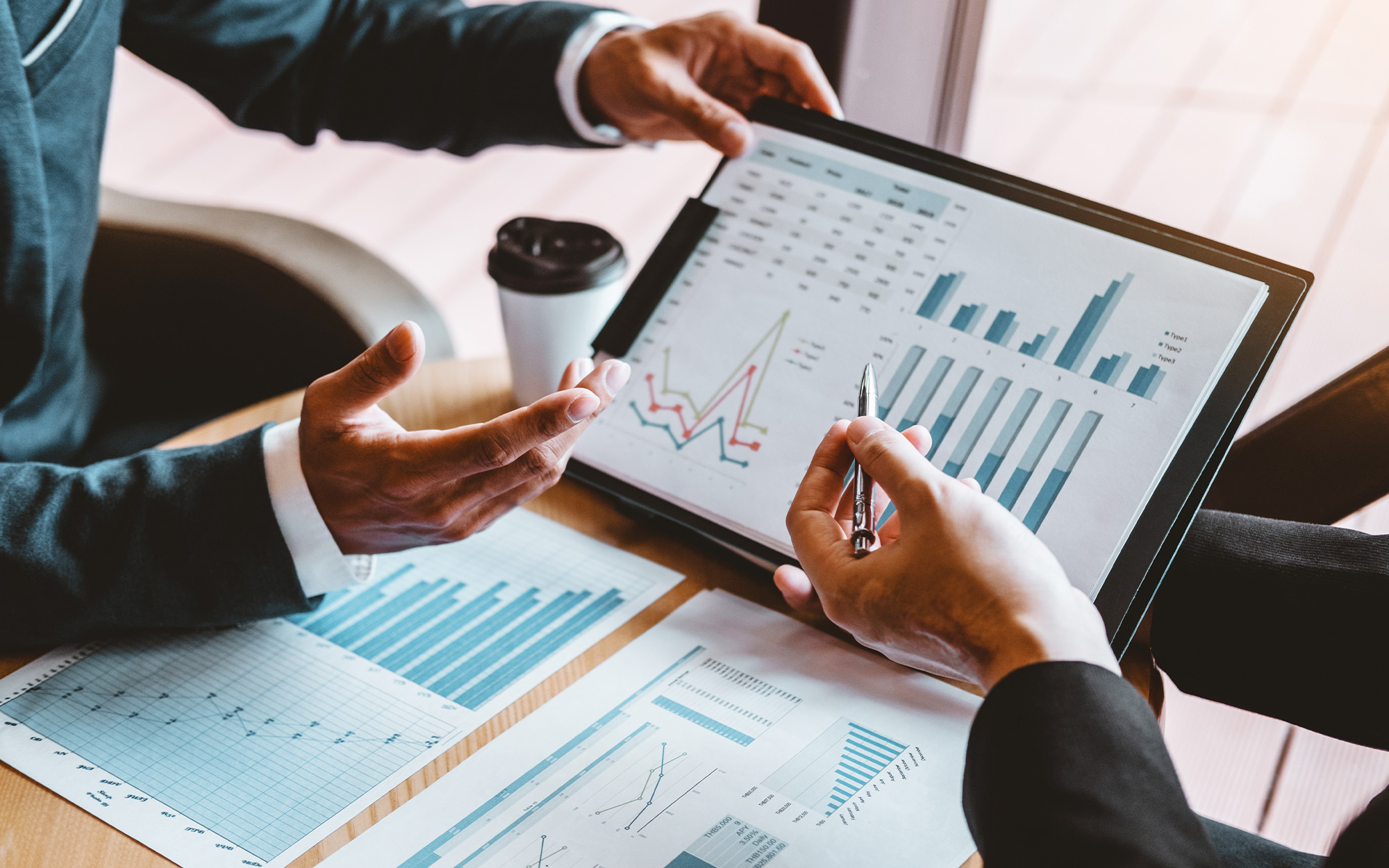 Business Consulting Meeting Working And Brainstorming